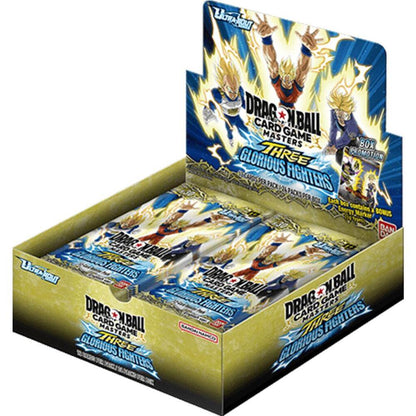 Dragon Ball Card Masters TCG B30 3 Glorious Fighters Booster Box - 24 Packs