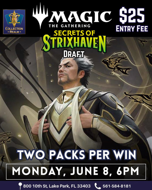 MTG Secrets of Strixhaven Draft – June 8, 2026 (Monday 6PM)