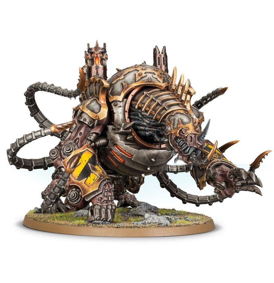 Warhammer 40K Chaos Space Marines Forgefiend Miniature Kit – Buildable Daemon Engine for Chaos Space Marines, World Eaters & Thousand Sons – Plastic Warhammer 40,000 Model Kit