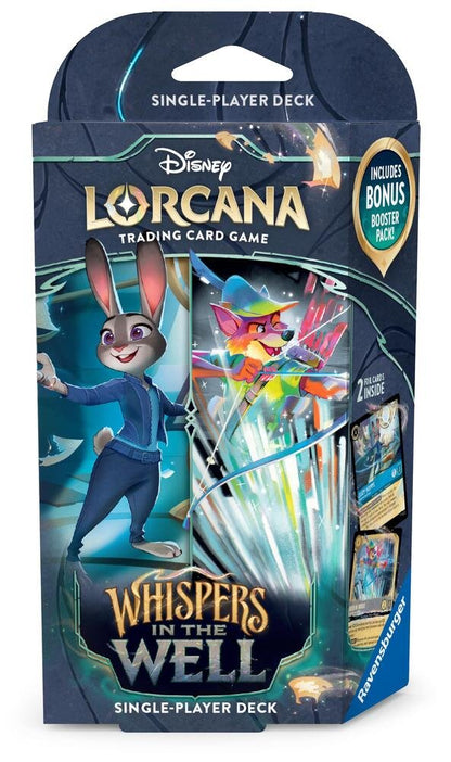 Lorcana Whispers Well Sapphire Steel Starter Deck - Estimated Arrival: Nov 14, 2025 (PRE-SALE)