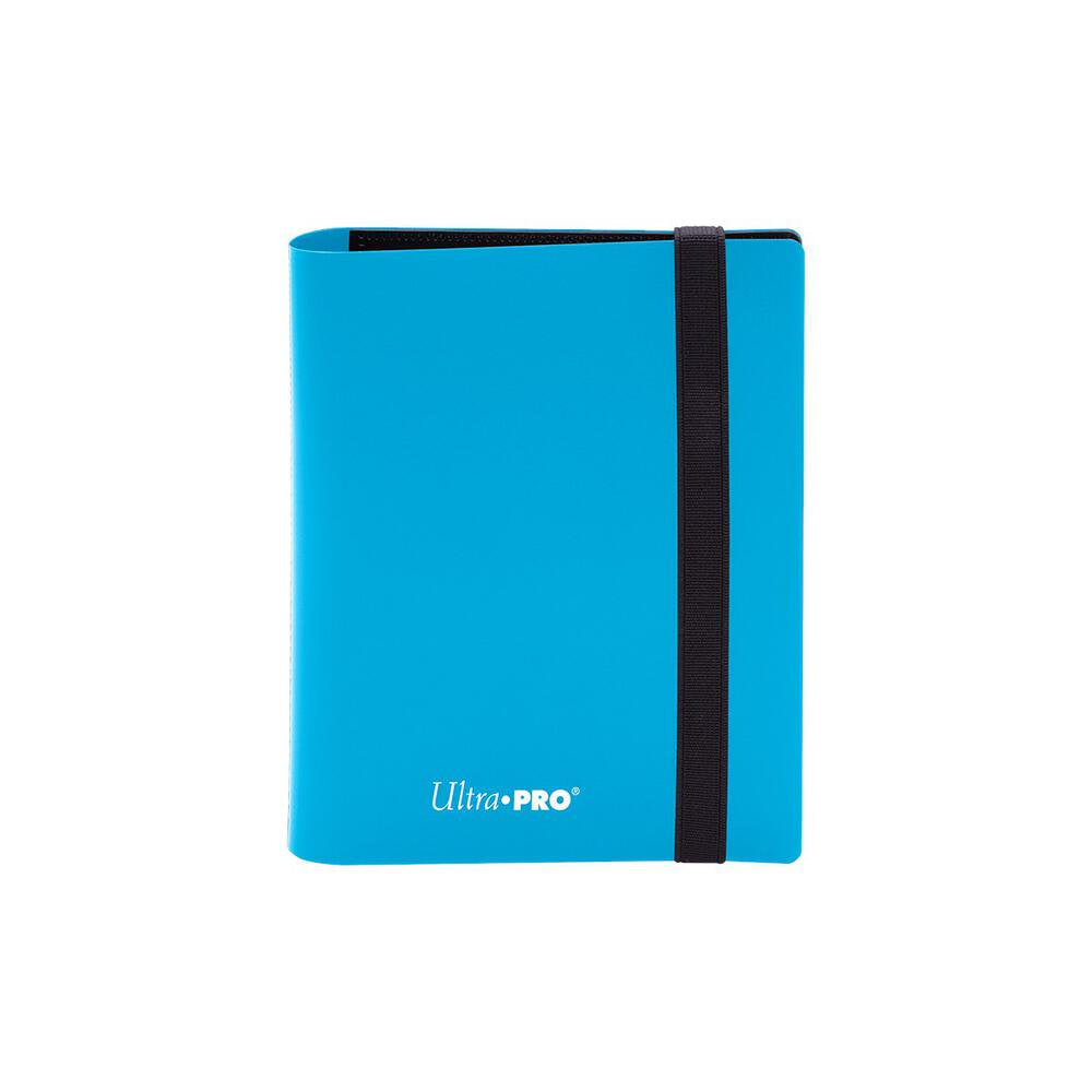 Ultra PRO Binder 4 Pocket Sky Blue trading card binder album with 160 card capacity side loading card storage binder
