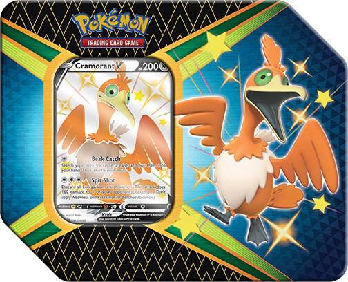 Pokemon Shining Fates V Tin (Cramorant V)