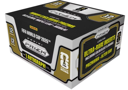 Panini 2026 Prizm FIFA World Cup Hobby Box | FIFA Soccer Trading Cards | Collectible Sports Card Box