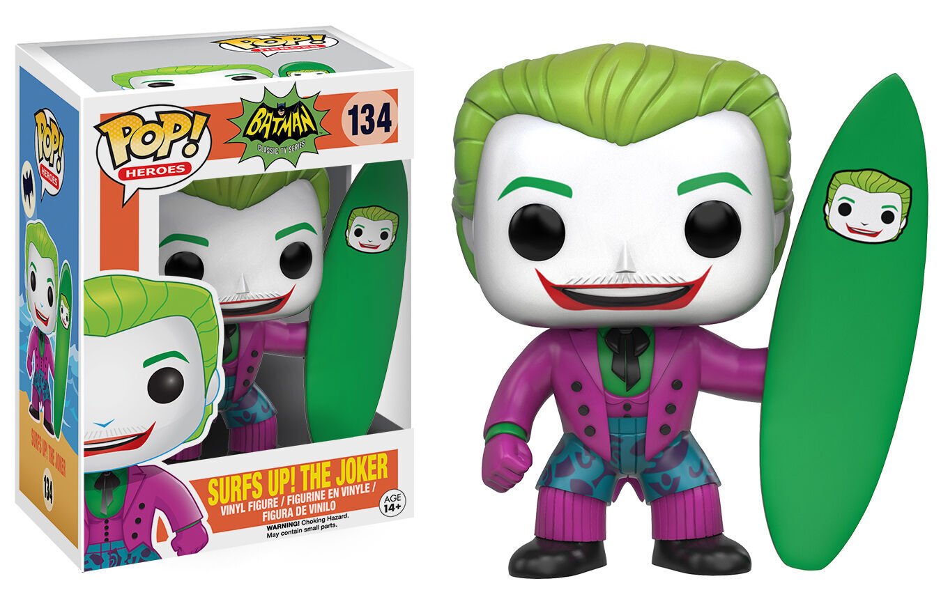 Funko Pop! Vinyl: DC Universe - The Joker Surfs Up #134 With Protector