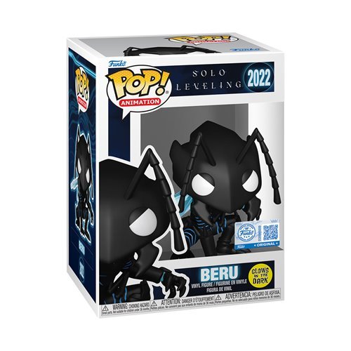 Beru #2022 Funko Pop! Animation Solo Leveling - Approx. 3 1/2" Glow-in-the-Dark Entertainment Earth Exclusive Collectible Vinyl Figure Bundled with Display Box Protector Case