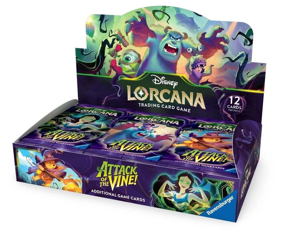 Disney Lorcana: Attack of the Vine! Booster Box Case – COLLECTION