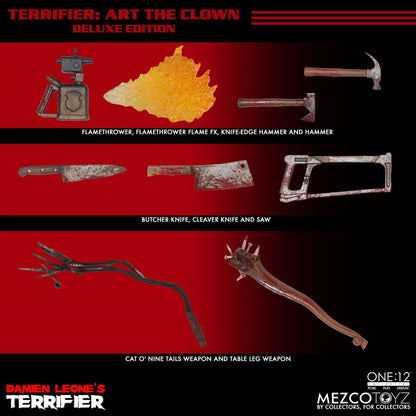 Mezco Damien Leone's Terrifier: Art the Clown Deluxe One:12 Collective Action Figure