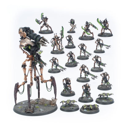 Warhammer 40K Combat Patrol Necrons Army Box Set – Games Workshop Warhammer 40,000 Miniatures Kit Featuring Necron Warriors, Canoptek Constructs & Destroyer Cult Units (PRE-ORDER)