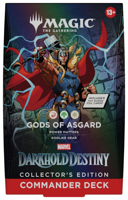 Magic The Gathering Marvel Darkhold Destiny Gods of Asgard Commander Deck Collector's Ed. (Pre-Order April 2027)