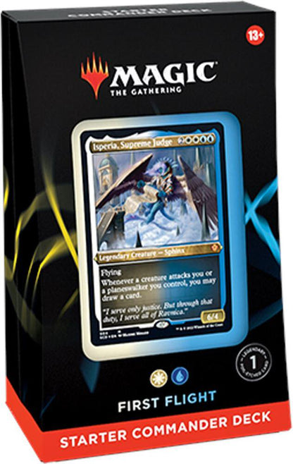 Magic The Gathering TCG Starter Commander Deck First Flight 100 Card Deck MTG Magic The Gathering TCG Starter Commander Deck First Flight 100 Card Deck MTG