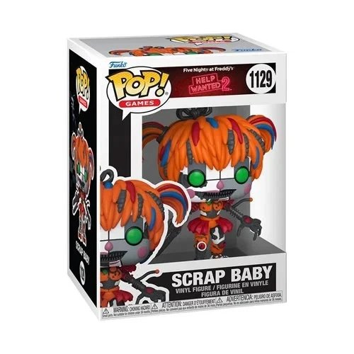 Scrap Baby #1129 Funko Pop! Games Five Nights at Freddy's: Help Wanted 2 - Approx. 4 1/2" Collectible Vinyl Figure Bundled with Display Box Protector Case - Estimated Arrival: Nov. 2025 (PRE-SALE)