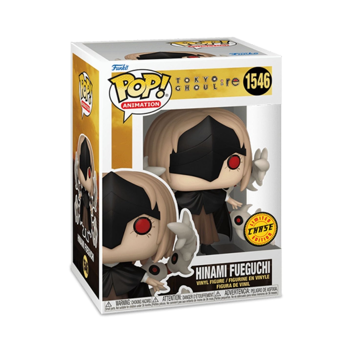 Hinami Fueguchi Funko Pop! Tokyo Ghoul : re - Chase Limited Edition Vinyl Figure #1546 with Display Box Protector Case