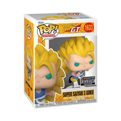 Super Saiyan 3 Goku Funko Pop! Animation Dragon Ball GT - Approx. 4 1/4" Collectible Entertainment Earth Exclusive Limited Edition Vinyl Figure #1633 with Display Box Protector Case