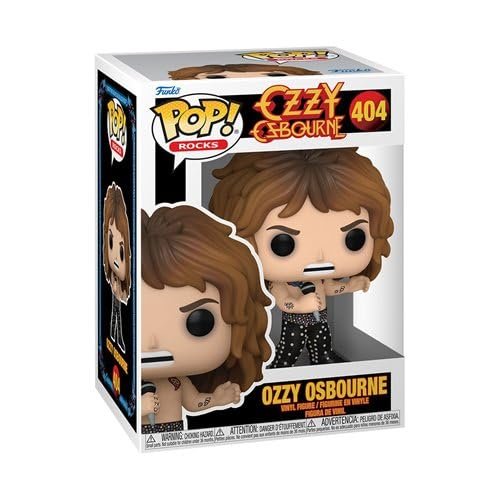 Ozzy Osbourne Funko Pop! Rocks (1989) - Collectible Vinyl Figure #404 with Window Display Box