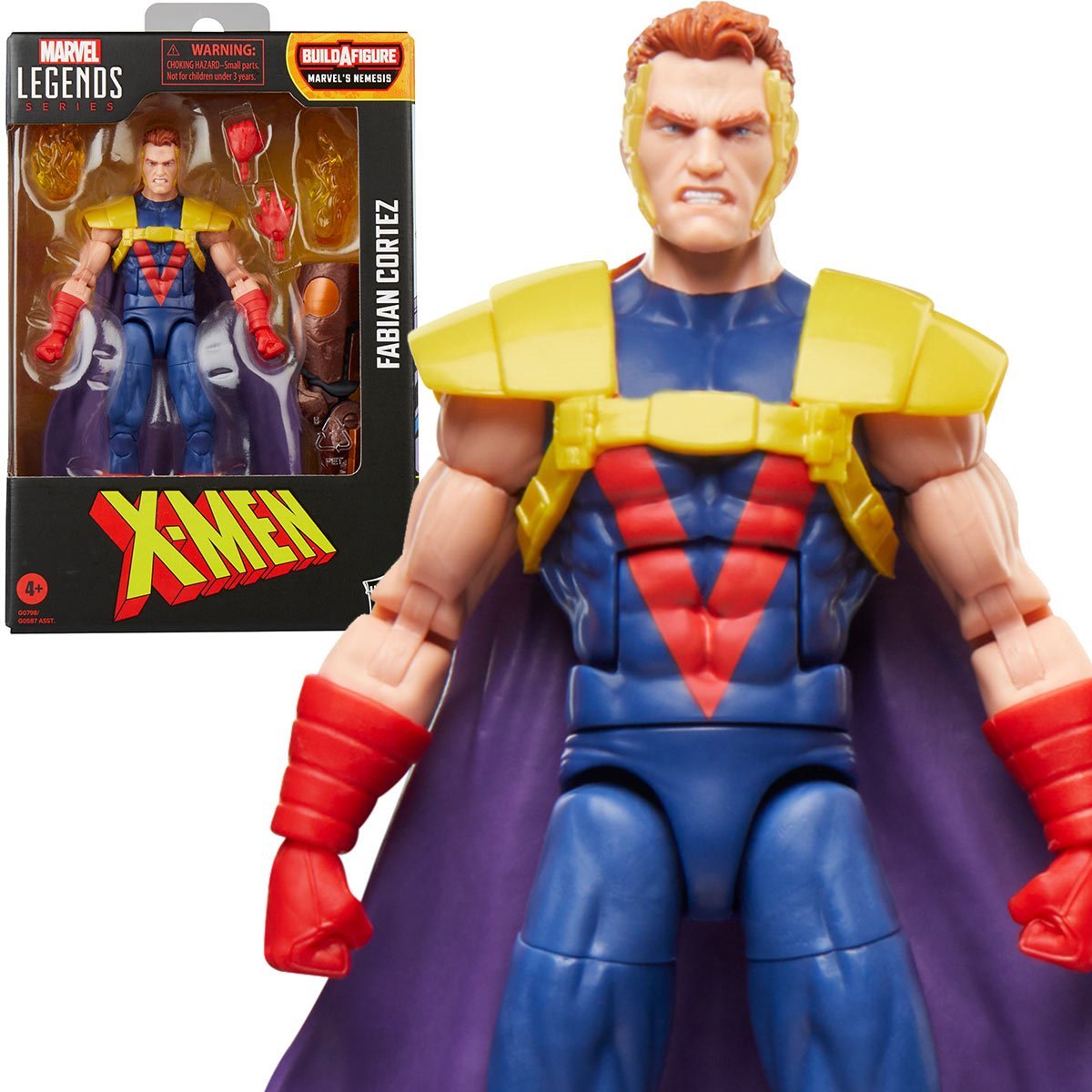 Fabian Cortez Marvel Legends Series X-Men - 6" Build A Figure Marvel's Nemesis by Hasbro