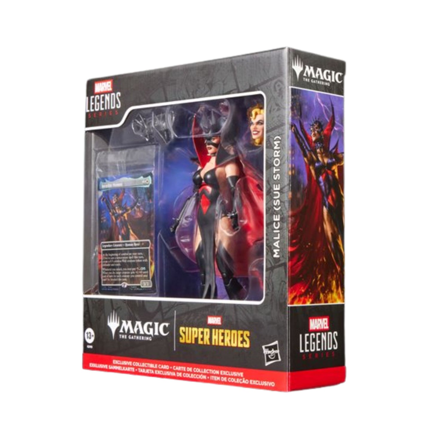 Magic: The Gathering Marvel Super Heroes Malice Sue Storm 6-Inch Action Figure with Exclusive Foil Trading Card, Marvel Legends Collectible Figure with Accessories (PREORDER - Release Date October 2026)