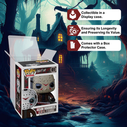 Jason Voorhees Funko Pop! Movies Friday The 13th - Vinyl Figure #01 with Display Box Protector Case