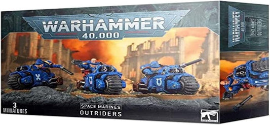 Warhammer 40,000 Space Marines Outriders - 3 Miniatures