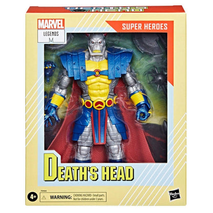 Death's Head Marvel Legends Super Heroes Series by Hasbro - Deluxe 6-Inch Action Figure - Exclusive Cybernetic Warrior with 6 Accessories, 7 3/5" Tall in Exclusive Window Box