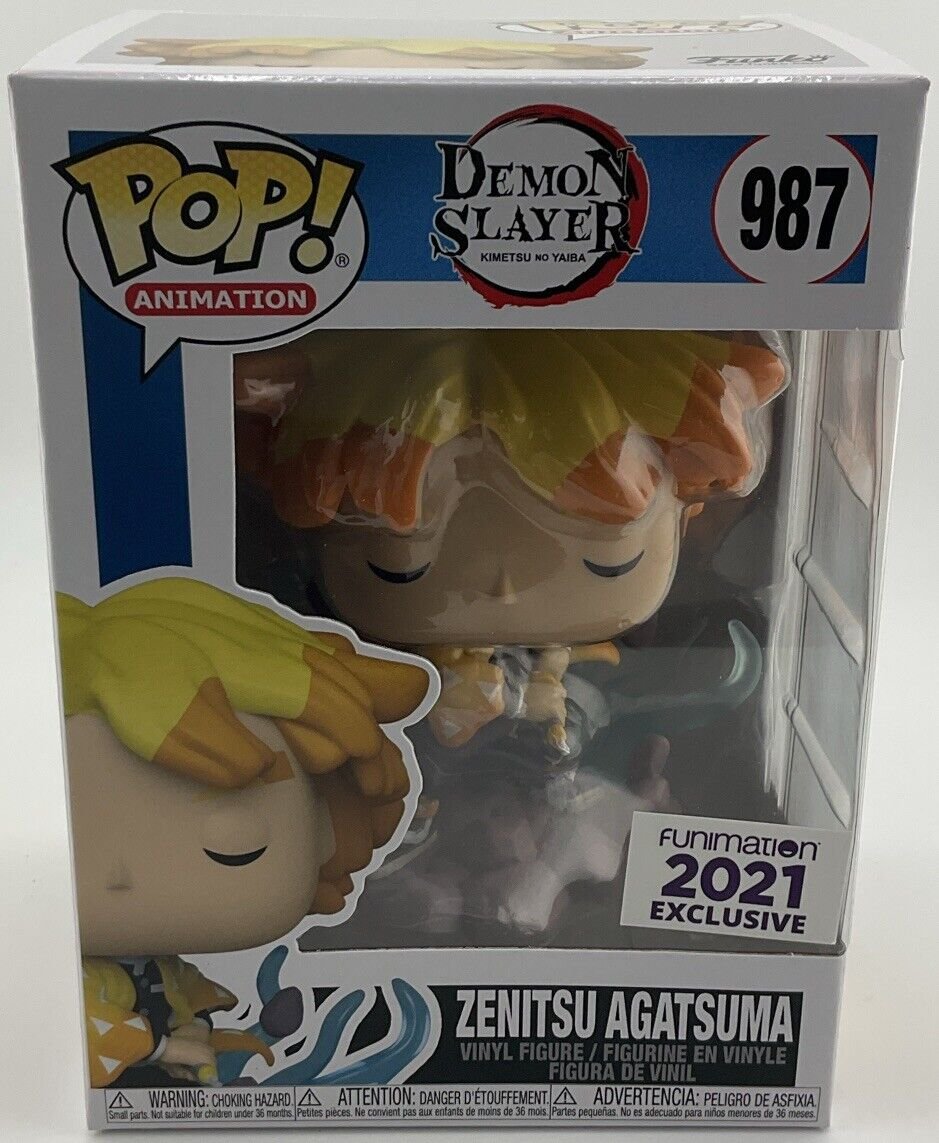 Funko Pop! Vinyl: Demon Slayer: Zenitsu Agatsuma #987 Funimation 2021