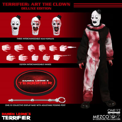 Mezco Damien Leone's Terrifier: Art the Clown Deluxe One:12 Collective Action Figure