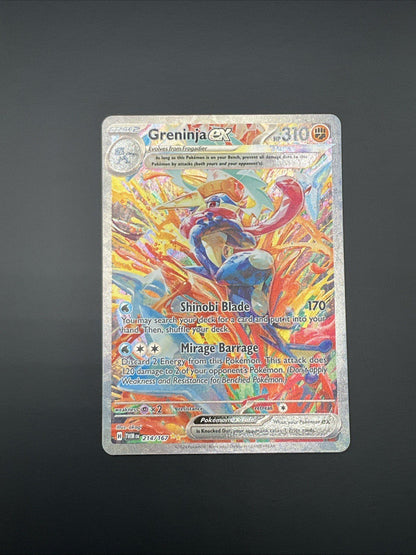 Pokémon TCG Twilight Masquerade Holo - Greninja ex 214/167 LP