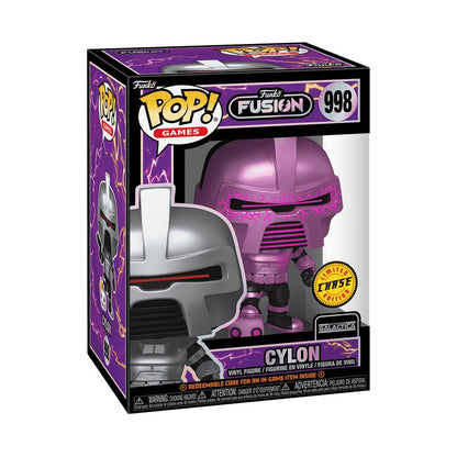 Cylon #998 Funko Pop! Games: Battlestar Galactica - 1 in 6: CHANCE OF CHASE - Collectible Fusion Vinyl Figure with Window Display Box