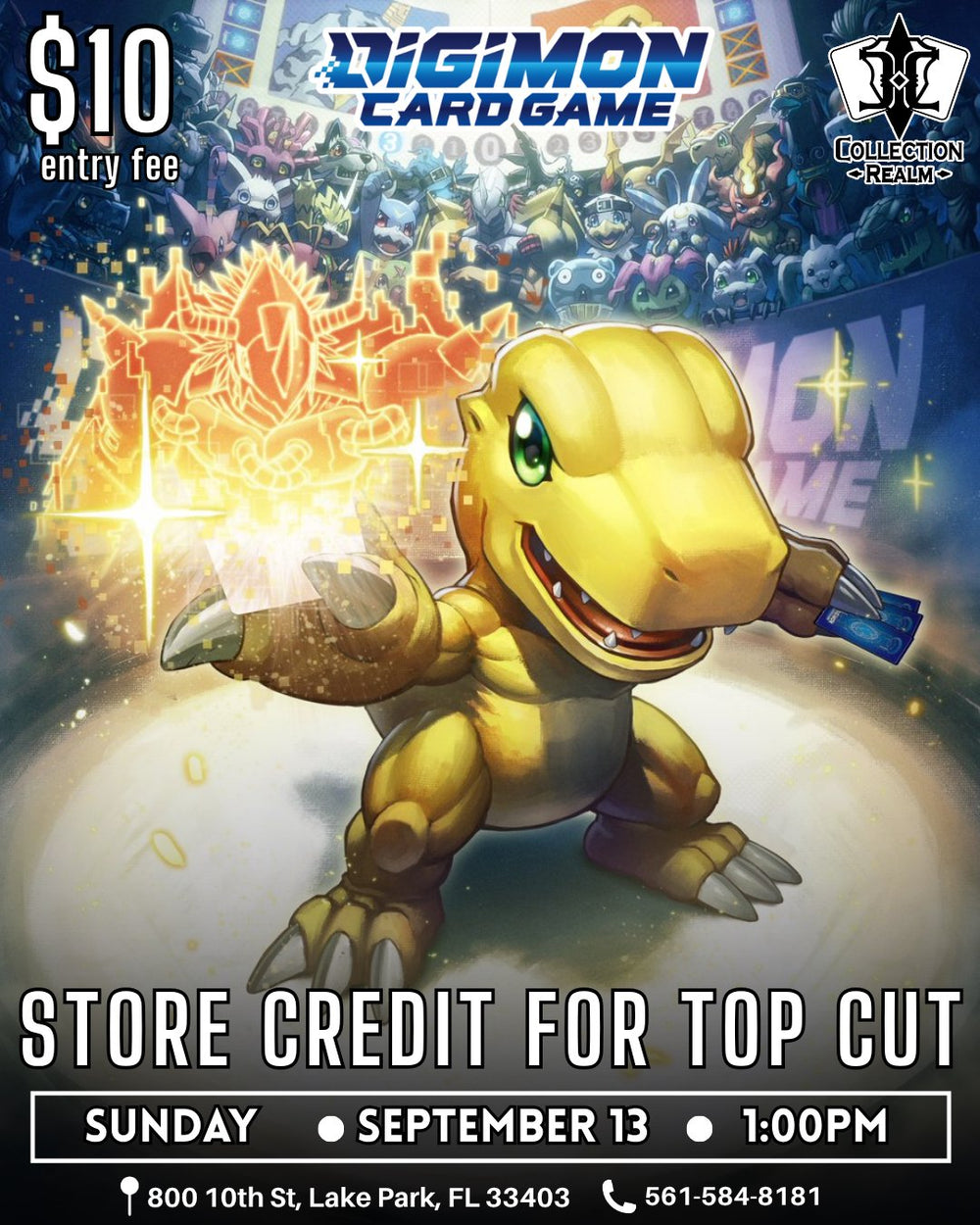 Digimon Card Game Tournament – September 13, 2026 (Sunday 1:00 PM)