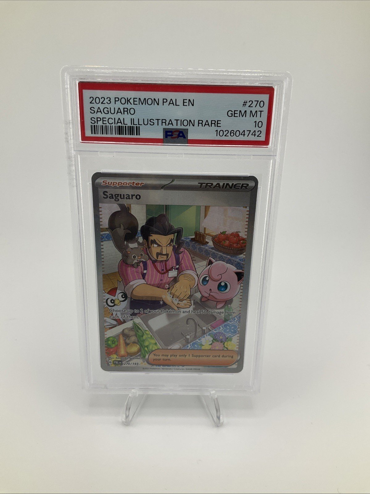 Saguaro 270/193 PSA 10 Special Illustration Rare Pokemon TCG Paldea Evolved
