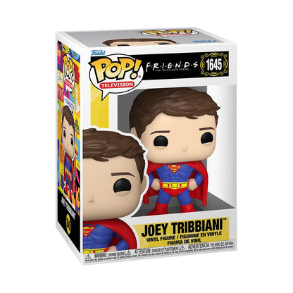 Friends Wave 6 Funko Pop! Case of 6 - Ross Geller Armadillo 1648, Rachel Green with Cat 1650, Phoebe Buffay 1647, Monica Geller Mockolate 1649, Joey Tribbiani Superman 1645, and Chandler Bing Flashback 1646 - Approx. 3 3/4" Vinyl Figure