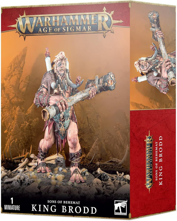 Warhammer Age of Sigmar Sons of Behemat: King Brodd - 1 Miniature