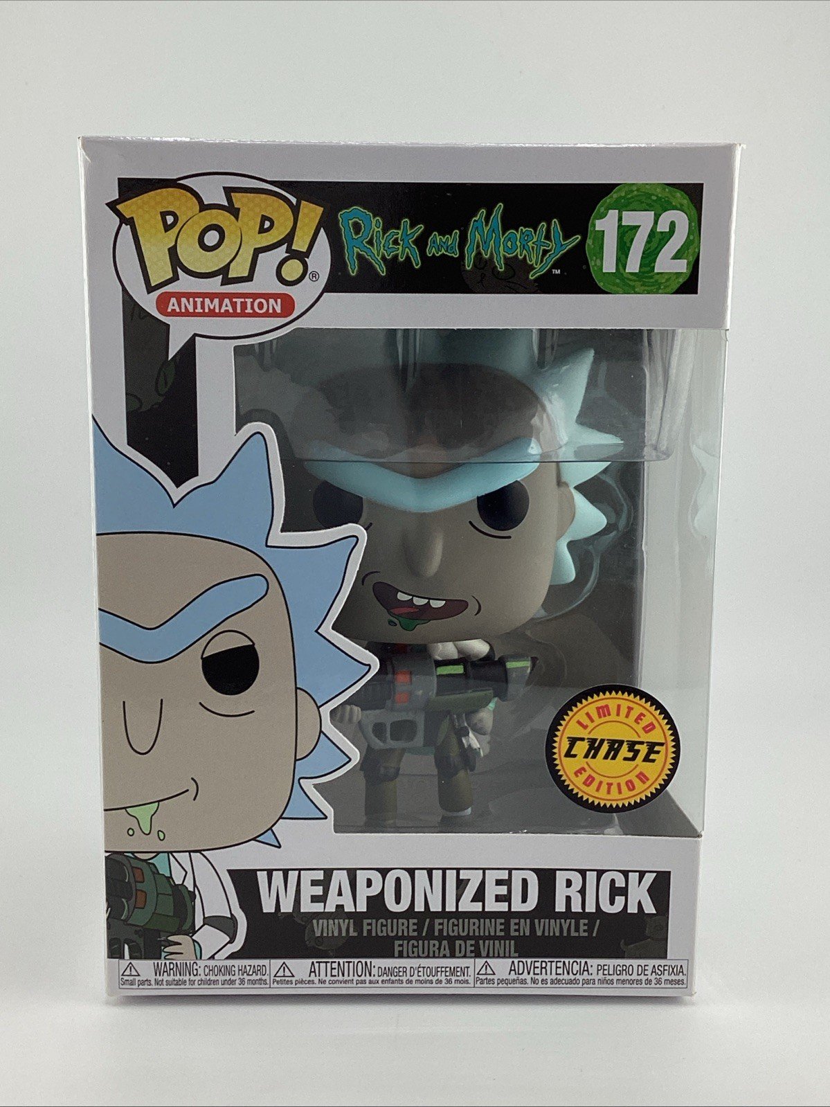 Funko Pop! Vinyl: Rick and Morty - Rick Sanchez (Weaponized) (Chase) #172