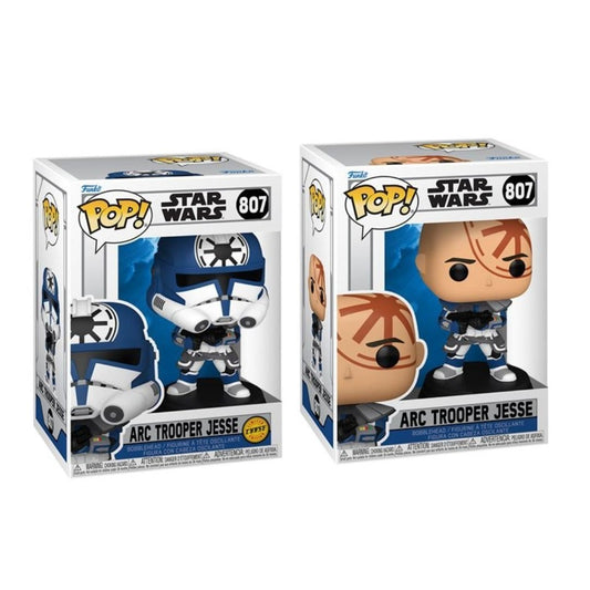 Arc Trooper Jesse #807 Funko Pop! Star Wars: The Clone Wars - Set of 2 (Chase and Common) Collectible Vinyl Figures - Estimated Arrival: Nov. 2025 (PRE-SALE)