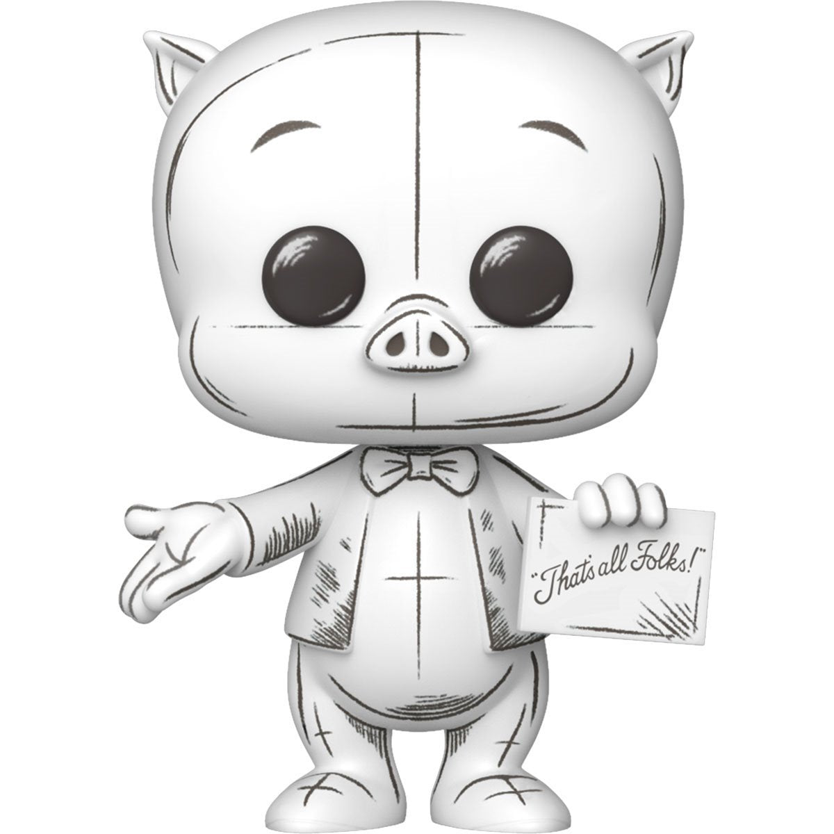 Porky Pig #2012 Funko Pop! Animation Looney Tunes Wave 6 - Approx. 3 1/2" Collectible Vinyl Figure Bundled with Display Box Protector Case