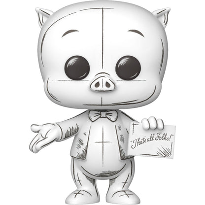 Porky Pig #2012 Funko Pop! Animation Looney Tunes Wave 6 - Approx. 3 1/2" Collectible Vinyl Figure Bundled with Display Box Protector Case