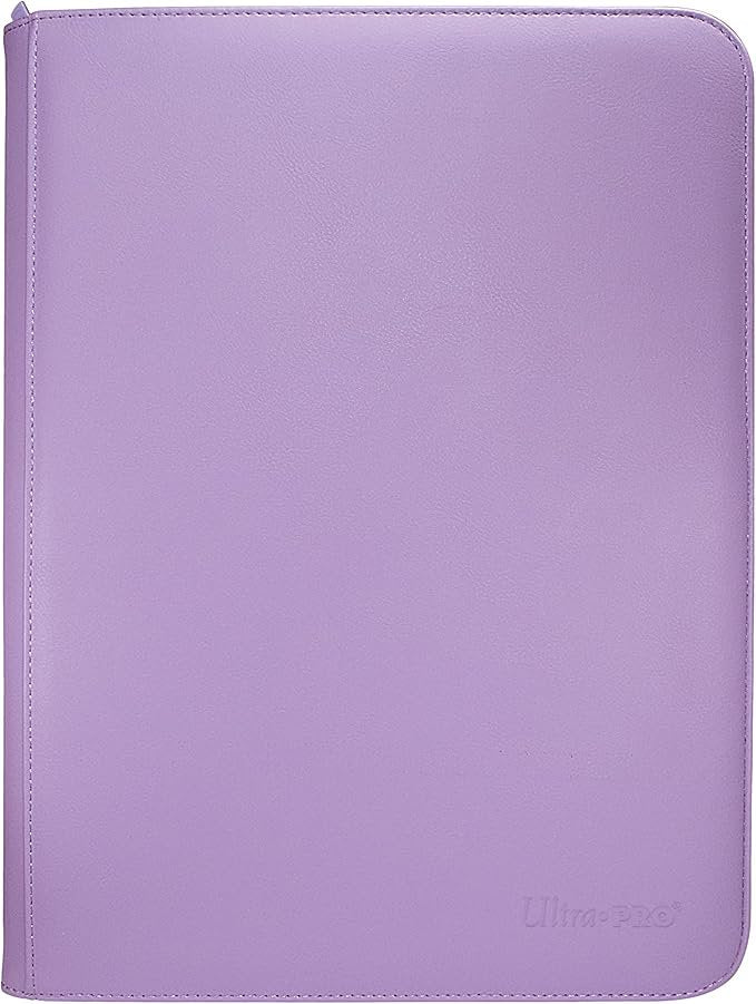 Ultra PRO Vivid Purple Zippered PRO Binder 9 Pocket 360 Card Storage Album