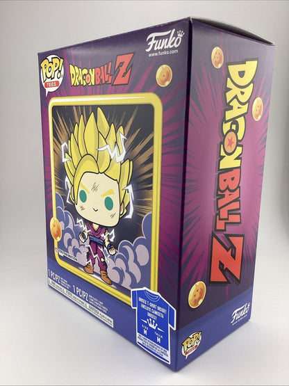 Funko Pop! DBZ Super Saiyan 2 Gohan Glow TShirt Bundle Size M #518