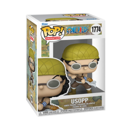 Usopp (2024) Funko Pop! Animation: One Piece - Collectible Straw Hat Pirates Marksman Vinyl Figure #1774 with Window Display Box