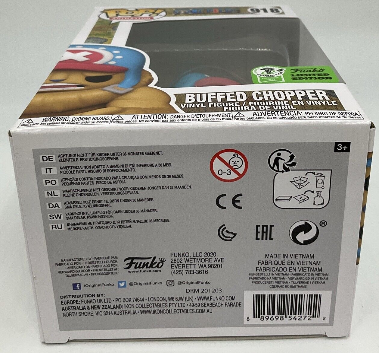 Funko Pop! Vinyl: One Piece - Buffed Chopper #918 - Emerald City Comic Con