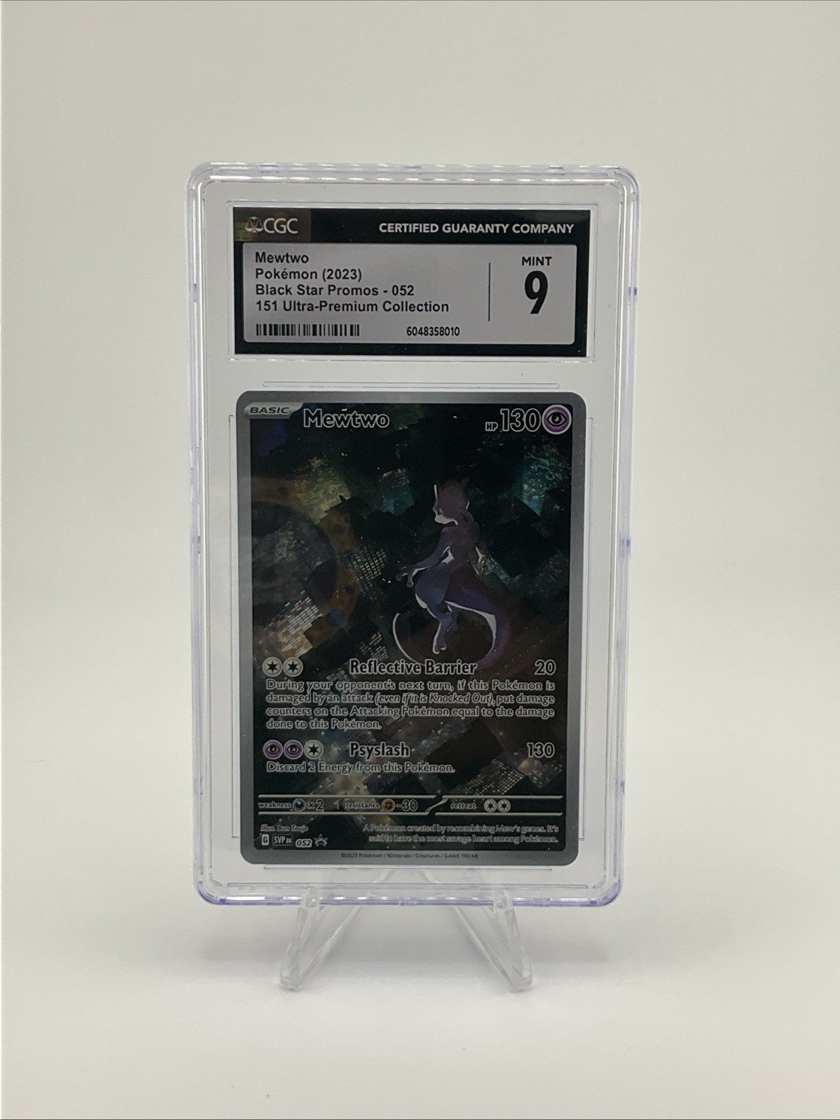 Pokemon TCG Mewtwo Black Star Promo 052 CGC 9