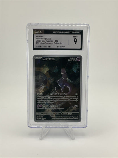 Pokemon TCG Mewtwo Black Star Promo 052 CGC 9