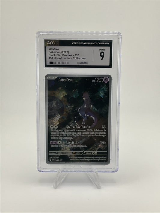 Pokemon TCG Mewtwo Black Star Promo 052 CGC 9