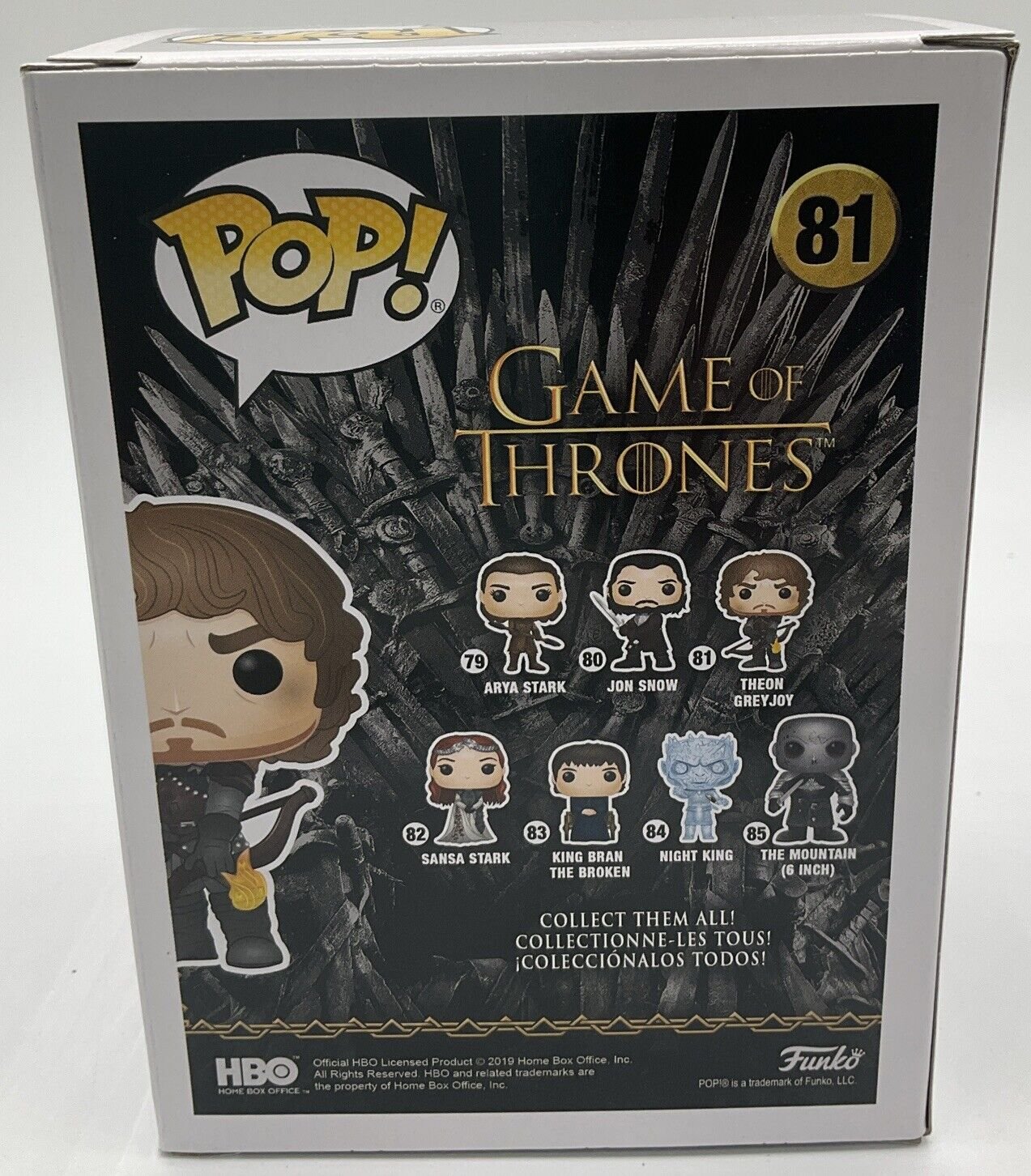 Funko Pop! Vinyl: Game of Thrones - Theon Greyjoy #81