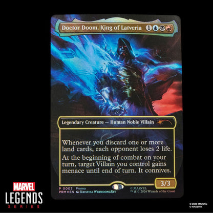 Marvel Legends Series Doctor Doom 2099 6-Inch Action Figure with 8 Accessories and Exclusive Foil Magic: The Gathering Card, Collectible Figure for Marvel Fans and MTG Collectors (PREORDER - Release Date October 2026)