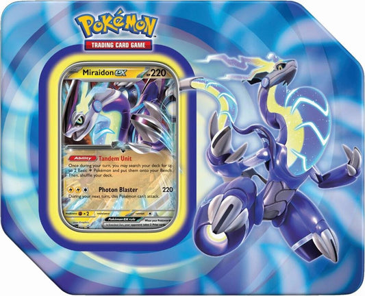 Pokémon TCG Paldea Legends Tin – Miraidon ex Promo + Booster Packs