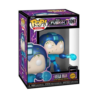 Mega Man #1097 Funko Pop! Games Funko Fusion - Set of 2 (Chase and Common) Collectible Vinyl Figure Bundled with Display Box Protector Case - Estimated Arrival: Oct. 2025 (PRE-SALE)