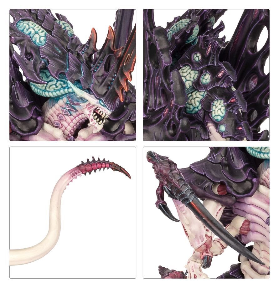 Warhammer 40,000 Tyranids Norn Emissary Miniature Model Kit – Builds Norn Emissary or Norn Assimilator – Massive Psychic Monster with Citadel 100mm Base – Games Workshop Plastic Figure