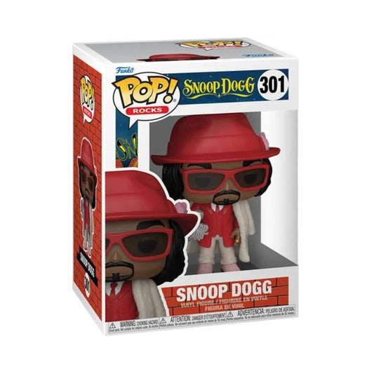 Snoop Dogg with Fur Coat Funko Music Pop! Rocks - Approx. 3 3/4" Collectible Vinyl Figure #301 with Window Display Box