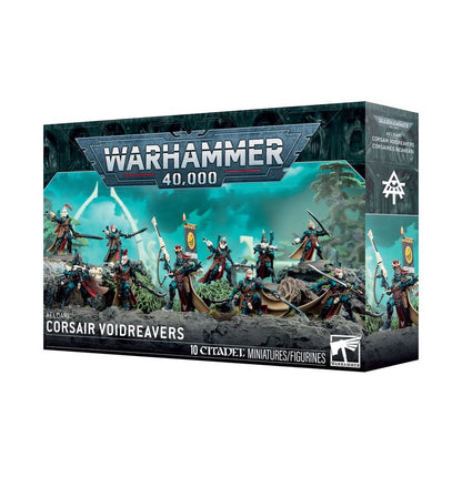 Warhammer 40,000 Aeldari Corsair Voidreavers – 10 Plastic Miniatures for Warhammer 40K, Elite Aeldari Infantry with Melee & Ranged Build Options, Alternate Corsair Voidscarred Assembly