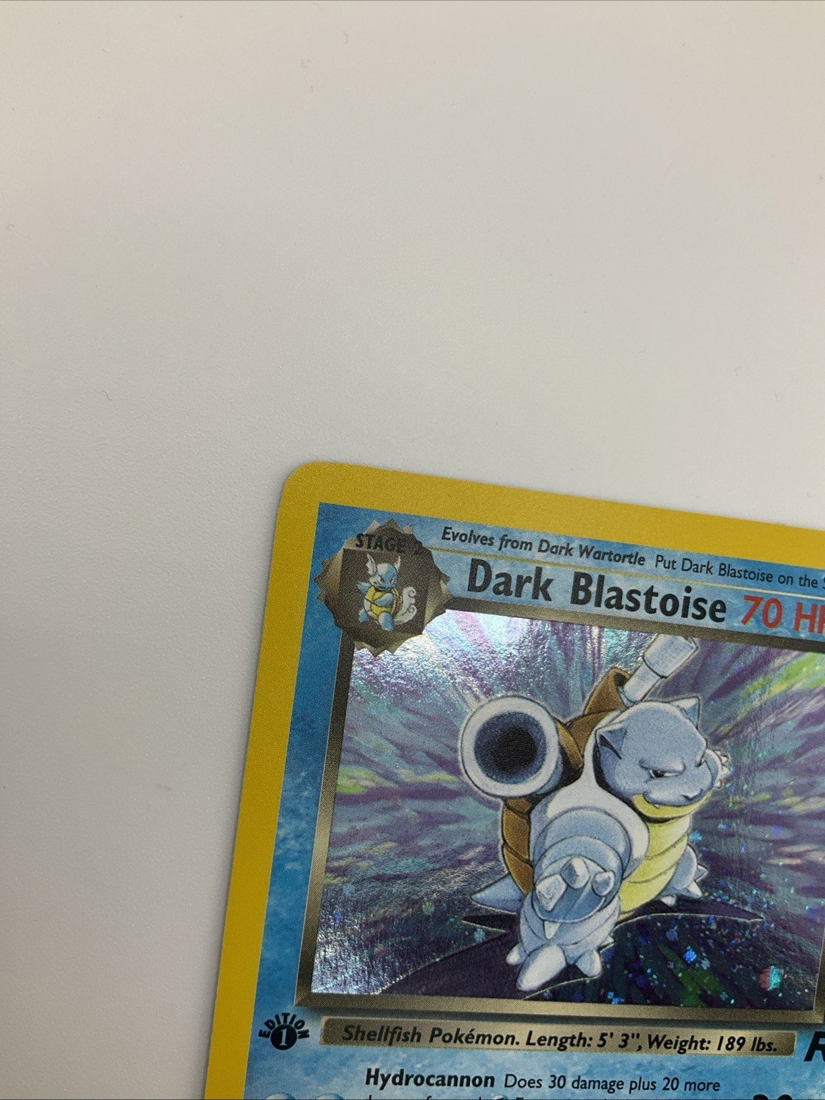 1st Edition Dark Blastoise 3/82 Team Rocket Holo Rare Pokemon Card TCG NM